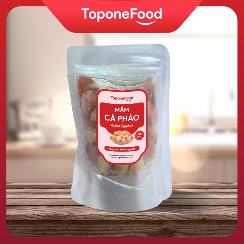 Mắm cà pháo tỏi ớt túi 200g