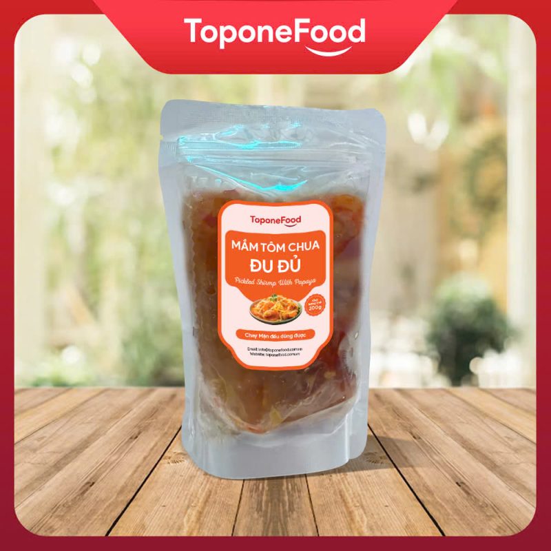 Mắm Tôm Chua Đu Đủ
